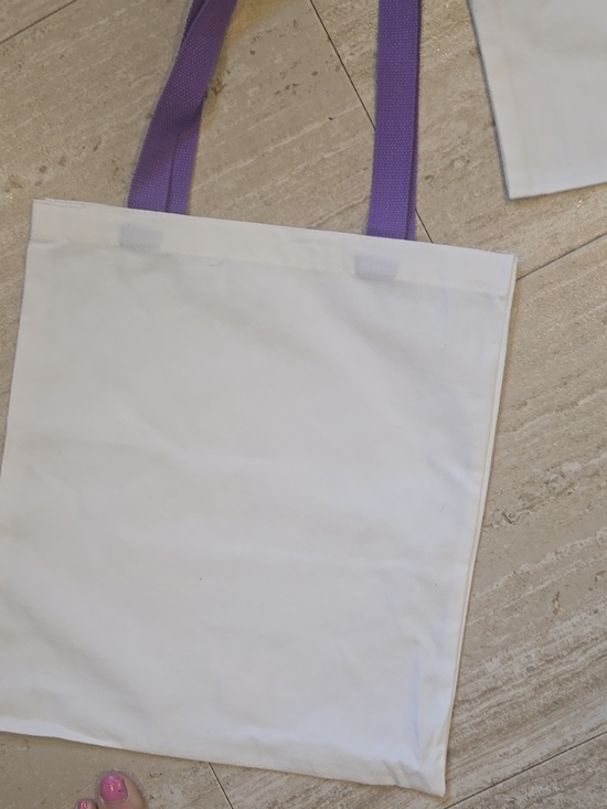 Designer Inspired Tote Bag with Zipper Pouch - Picture 5 of 6